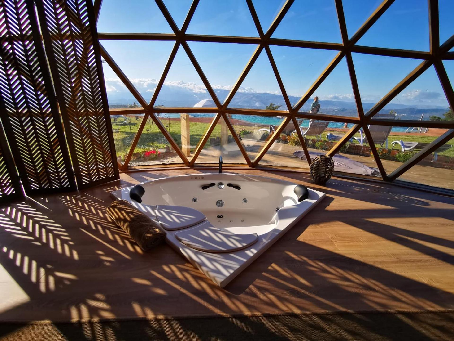 Natura Glamping Alcongosta ภายนอก รูปภาพ