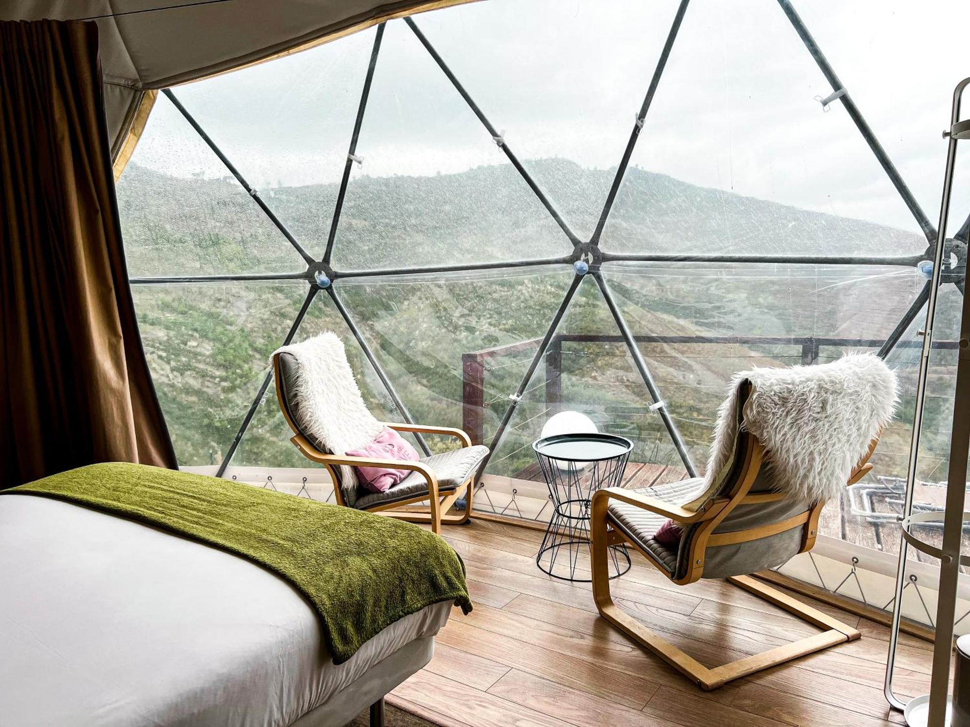 Natura Glamping Alcongosta ภายนอก รูปภาพ